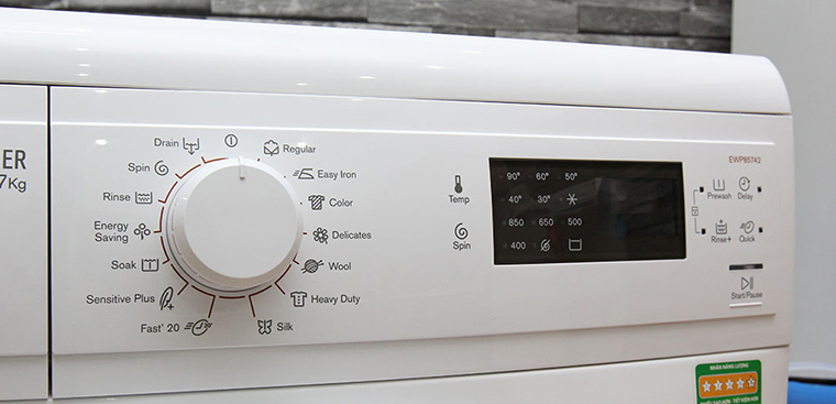Hướng dẫn cách giặt những loại vải khác nhau trên máy giặt Electrolux 6.5kg?
