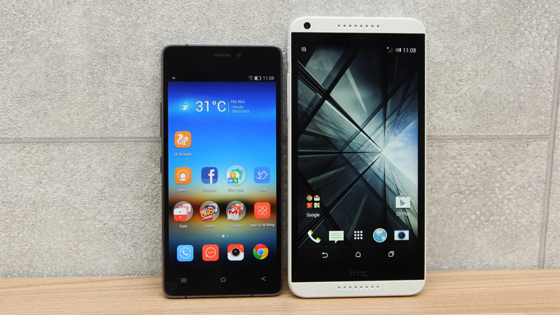 Gionee Elife S5.1 và HTC Desire 816G