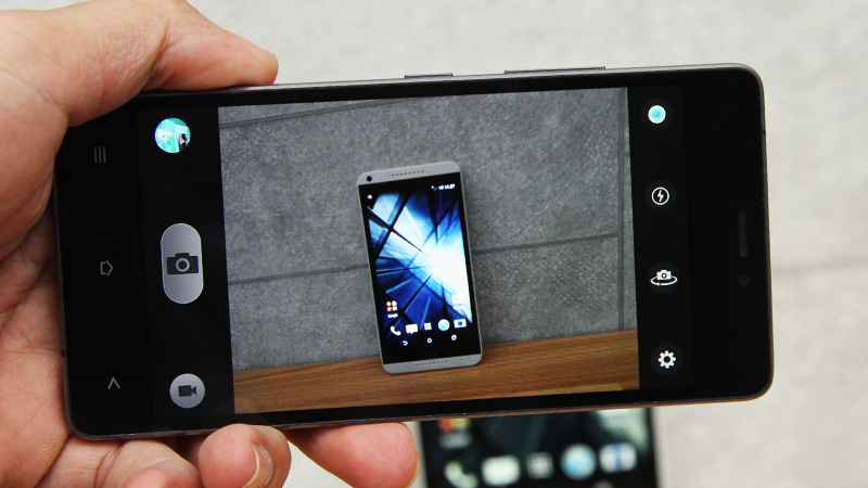 Giao diện camera trên Gionee Elife S5.1