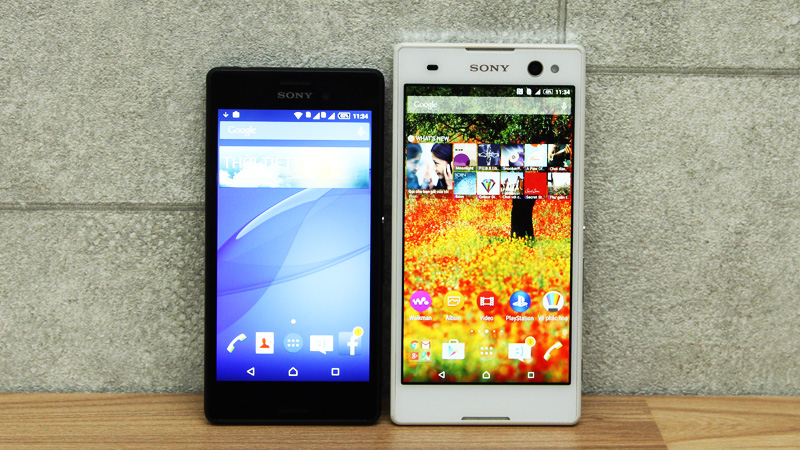 Xperia M4 Aqua và Xperia C3