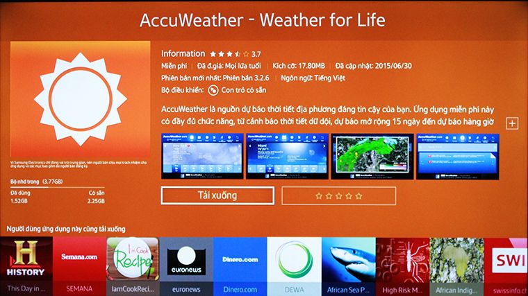 Accu Weather – Weather of Life là nguồn dự báo thời tiết địa phương đáng tin cậy