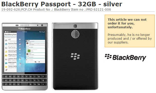 BlackBerry Passport Silver Edition (trái) và BlackBerry Passport (phải)