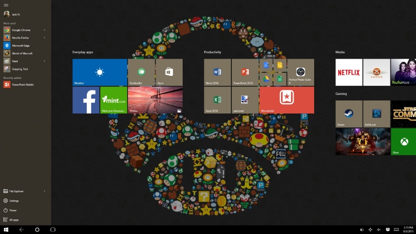 Các biểu tượng gần như cùng màu