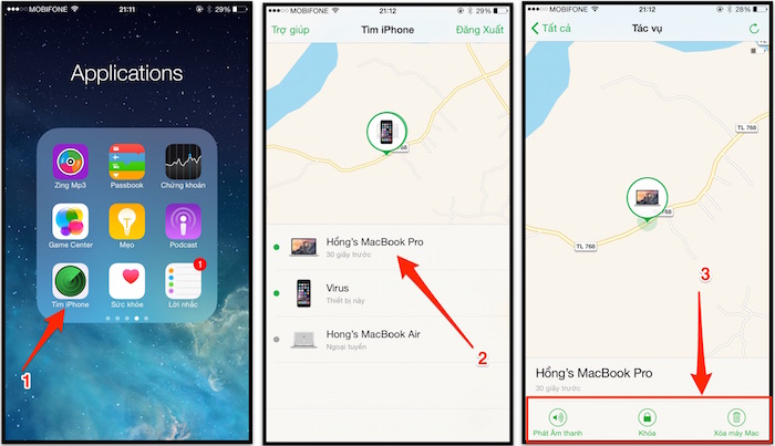 Trải nghiệm ứng dụng Tìm iPhone Trải nghiệm ứng dụng Tìm iPhone