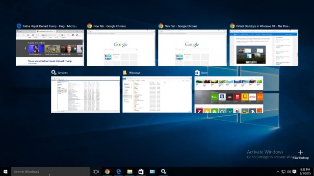 open task view windows 10