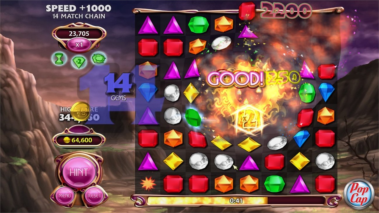 Game xếp kim cương ‘huyền thoại’ Bejeweled Blitz 