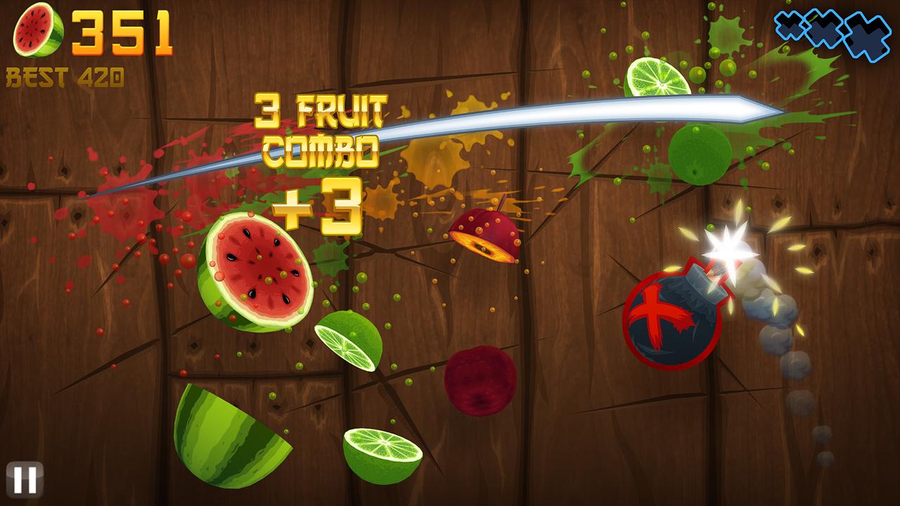 Game chém hoa quả nổi tiếng Fruit Ninja cũng là một trong những tên ‘hút máu’ pin của bạn khá lớn