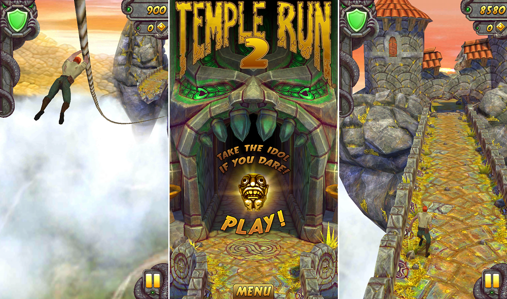 Tựa game Endless Runner đình đám Temple Run 2 mặc dù là một game mobile miễn phí nhưng lại rất mau hết pin