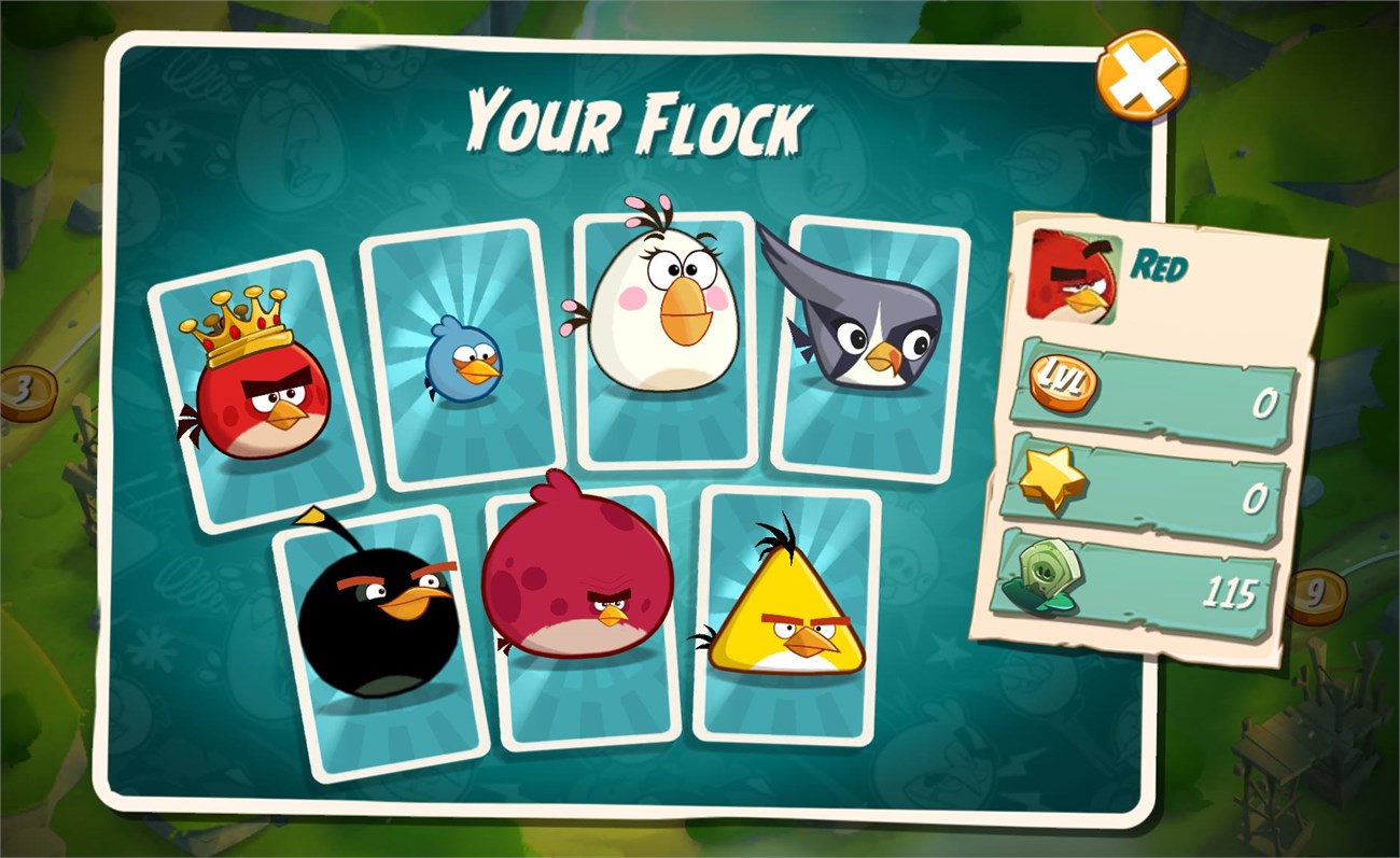 Angry Birds 2 có một điểm mới mẻ hơn khi đã đưa vào cốt truyện hàng loạt các nhân vật chim cũng như lợn mới: