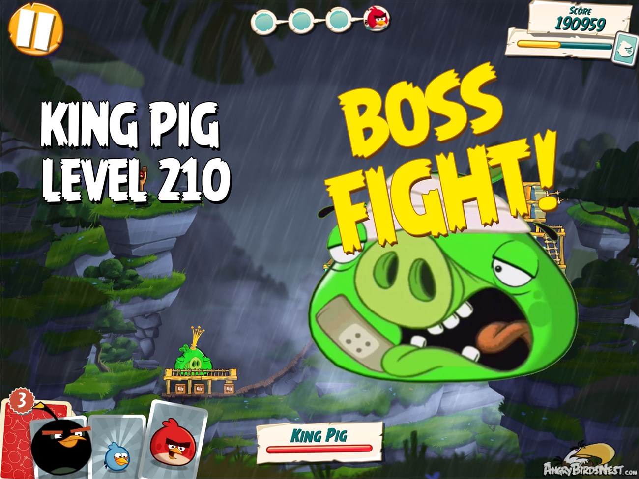 Rovio lần này đã đưa vào tính năng đấu boss đầy hấp dẫn và căng thẳng
