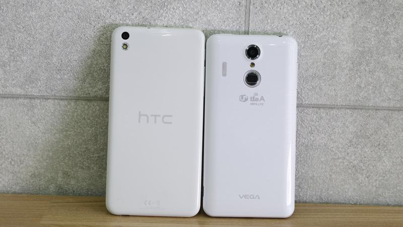 So sánh Pantech Vega Secret Up A900L và HTC Desire 816G