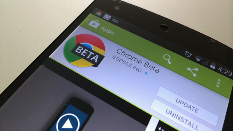 Chrome Beta cập nhật tính năng mới trên Android Chrome Beta cập nhật tính năng mới trên Android