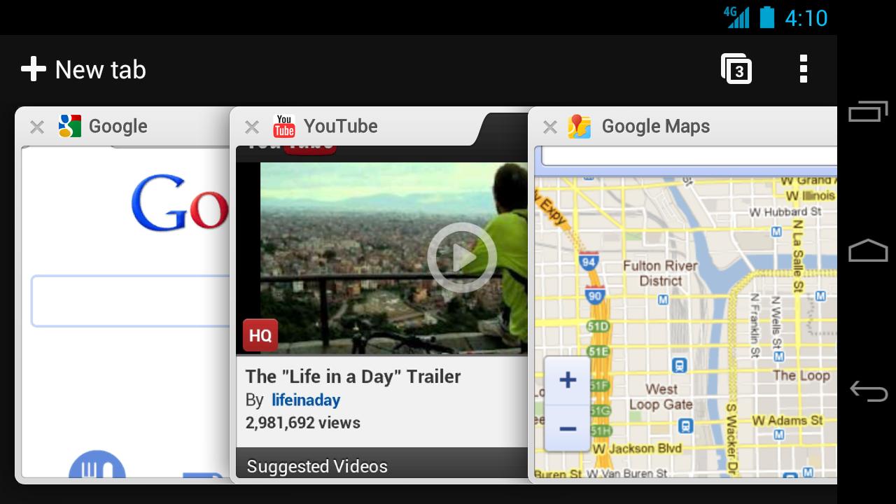 Tính năng tùy chỉnh Tab cho phép người dùng có thể mở nhiều tab khác nhau cùng một lúc Tính năng tùy chỉnh Tab cho phép người dùng có thể mở nhiều tab khác nhau cùng một lúc