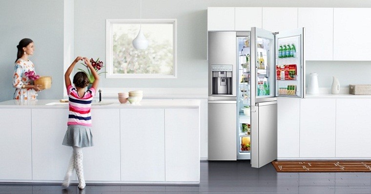 Các dòng tủ lạnh LG năm 2015 > Cuộc sống của bạn trở nên tiện nghi và thú vị hơn với tủ lạnh Side by Side của LG!