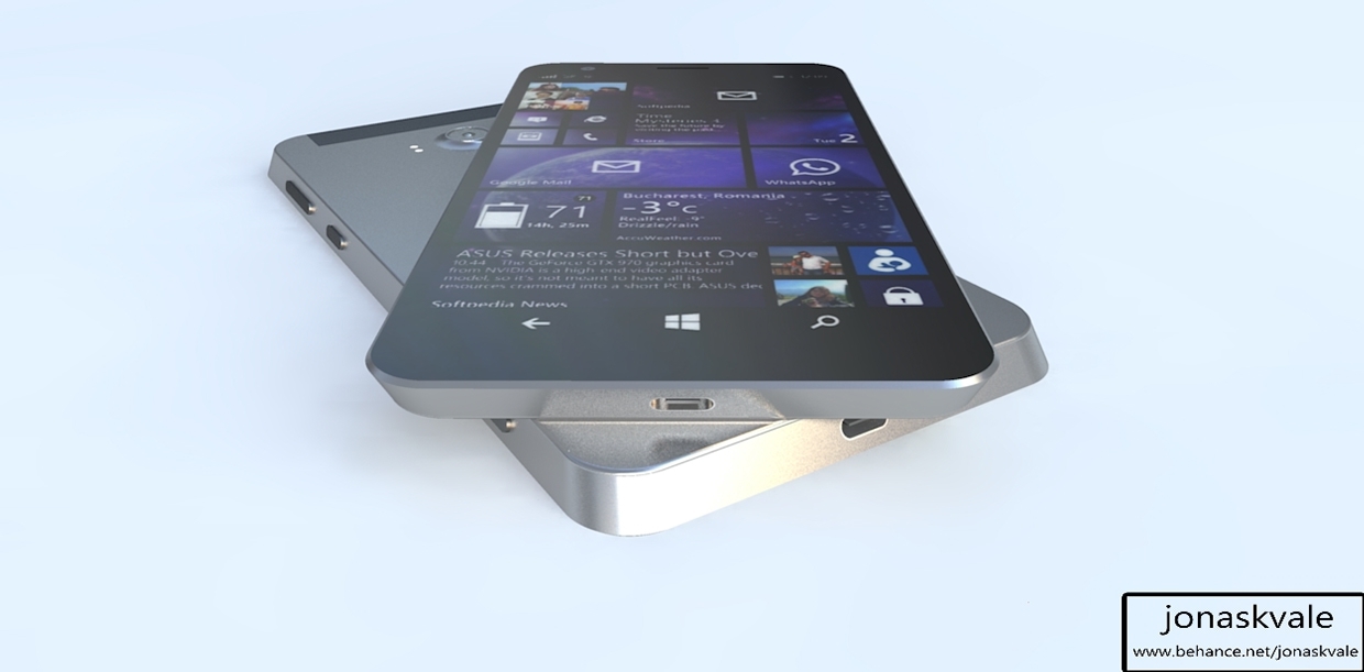Thiết kế smartphone Lumia vỏ kim loại cực bắt mắt Thiết kế smartphone Lumia vỏ kim loại cực bắt mắt 2