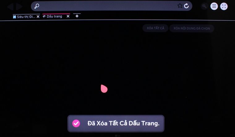 Mục dấu trang đã không còn địa chỉ nào