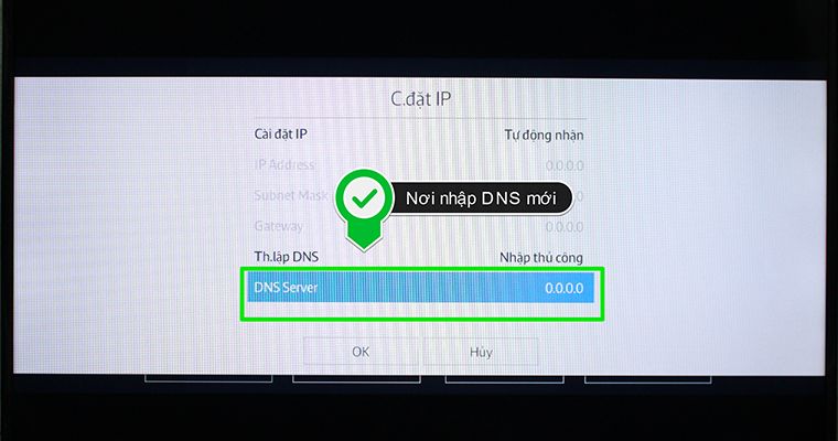 Chọn DNS Server