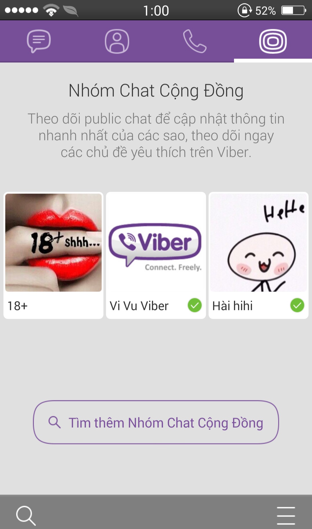 Hướng dẫn sử dụng Chat cộng đồng trên Viber Cách sử dụng Public Chats trên Viber 1
