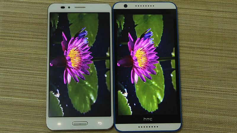 So sánh HTC Desire 820Q và Pantech Vega Secret Up A900L