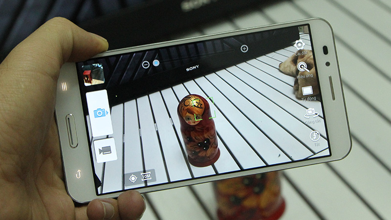 Giao diện camera Pantech Vega Secret Up A900L