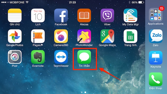 Thiết lập nhanh để Tin nhắn trên iOS 8 ngon nhất quả đất Thiết lập nhanh để Tin nhắn trên iOS 8 ngon nhất quả đất