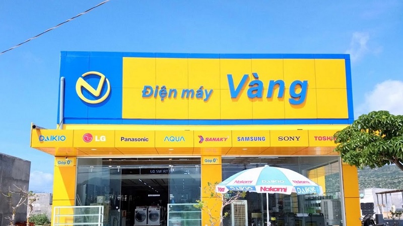 Ăn theo Điện máy Xanh - chuỗi điện máy chiếm thị phần lớn nhất ở Việt Nam hiện nay, nhiều cửa hàng Điện máy Cam, Đỏ, Vàng đã được ra đời và không mất nhiều công sức để thiết kế Logo.