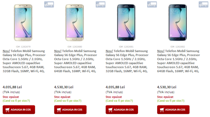 Galaxy S6 Edge Plus lộ giá bán chính thức