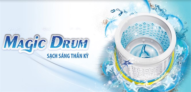 Lồng giặt Magic Drum trên máy giặt Toshiba