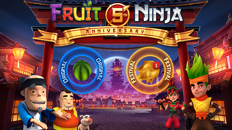 Fruit Ninja 5th Anniversary: bản update hấp dẫn sau 5 năm ra mắt