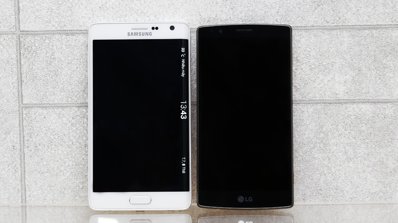 so sánh lg g4 và galaxy note edge