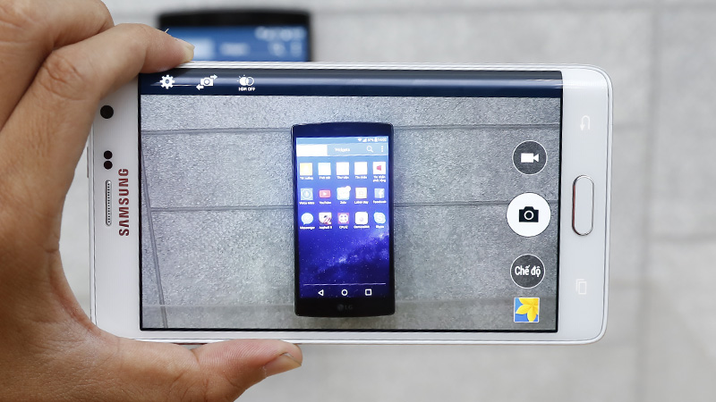 So sánh camera Lg g4 và Note Edge