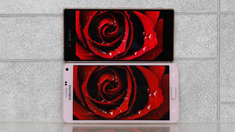 So sánh galaxy note 4 và sony xperia z3 plus