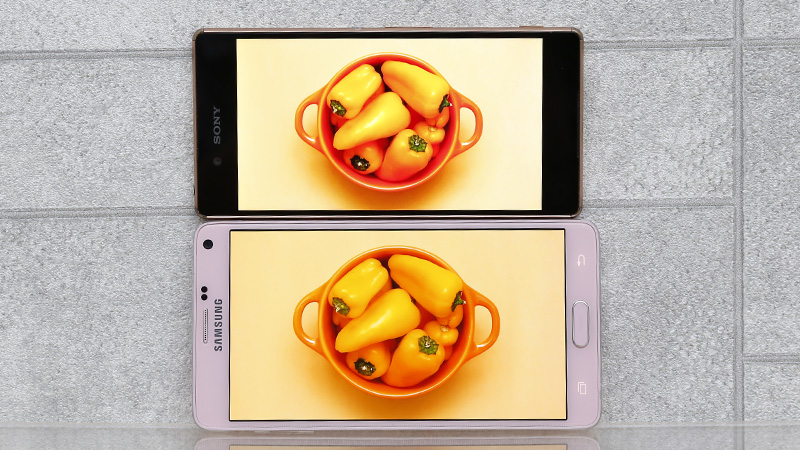 So sánh galaxy note 4 và sony xperia z3 plus
