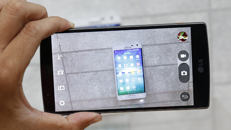 giao diện camera lg g4