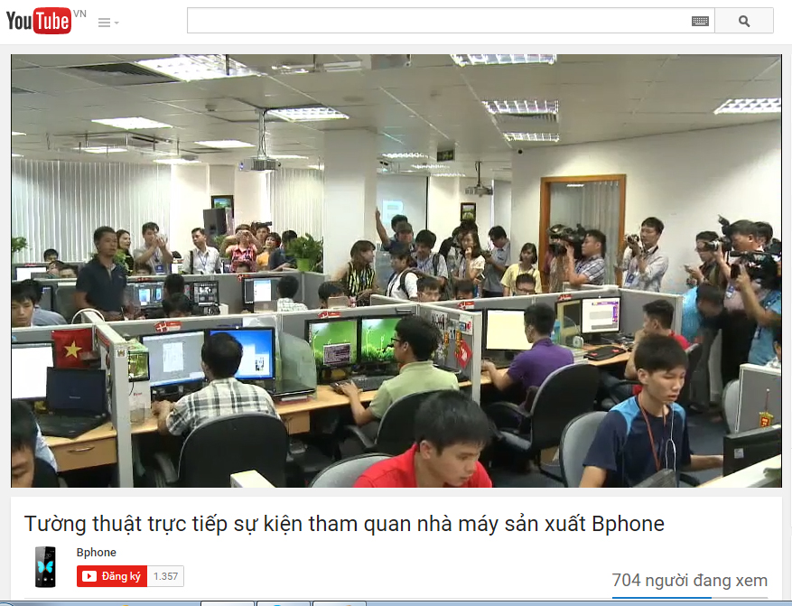 tham quan khu thiết kế Bphone