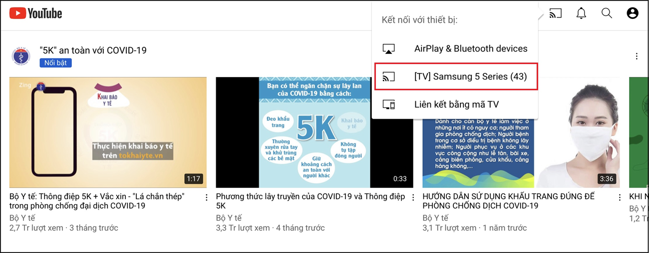 Youtube sẽ yêu cầu bạn cho phép ứng dụng truy cập vào Mạng nội bộ > Bạn nhấn Tiếp theo cho phép ứng dụng truy cập.” class=”lazy” src=”https://cdn.tgdd.vn/Files/2015/08/19/686842/cach-chia-se-video-youtube-tu-dien-thoai-may-tinh–3.PNG” title=”Youtube sẽ yêu cầu bạn cho phép ứng dụng truy cập vào Mạng nội bộ > Bạn nhấn Tiếp theo cho phép ứng dụng truy cập.”/></p>
<p><strong>Bước 4: Trên màn hình iPad</strong> sẽ hiển thị các phương thức kết nối với tivi nhà bạn như:</p>
<ul>
<li>AirPlay & Bluetooth.</li>
<li>Tên tivi nhà bạn.</li>
<li>Liên kết bằng mã TV.</li>
</ul>
<p>Hãy chọn thiết bị mà bạn muốn truyền tới và chờ thiết bị kết nối nhé !</p>
<p><img alt=