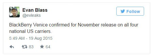 BlackBerry Venice 