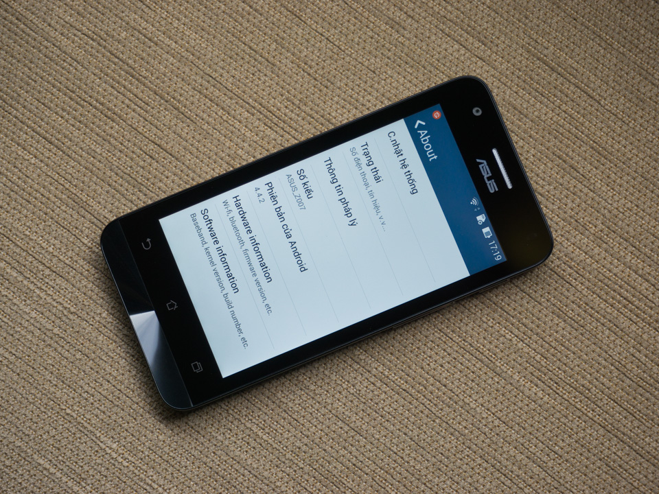 Mở hộp Zenfone C Plus