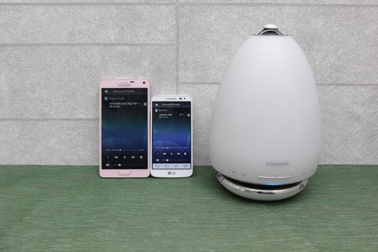 Cách kết nối điện thoại, máy tính bảng với loa không dây Samsung 360 bằng wifi > Phát nhạc từ nhiều điện thoại khác nhau