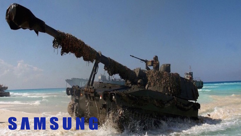 Samsung tham gia sản xuất cả thiết bị công nghệ cao cho quân sự và an ninh