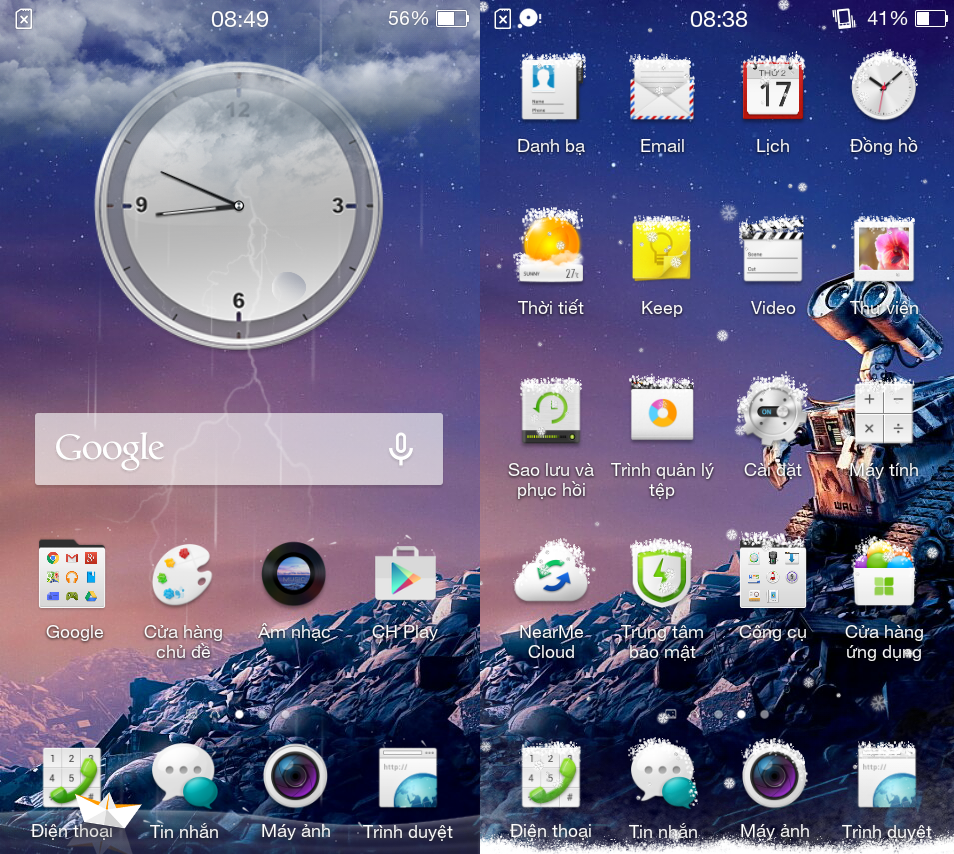 hiệu ứng thời tiết