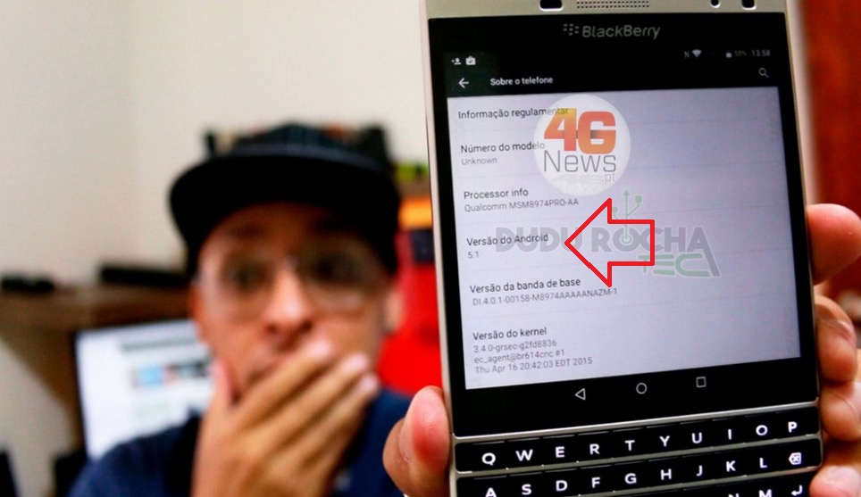 BlackBerry Passport Silver Edition chạy Android 5.1