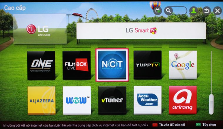 Top 3 music applications on LG Smart TVs with NetCast operating system