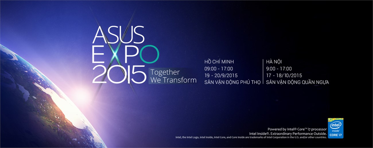 ​Thời điểm ASUS Expo 2015 sẽ diễn ra