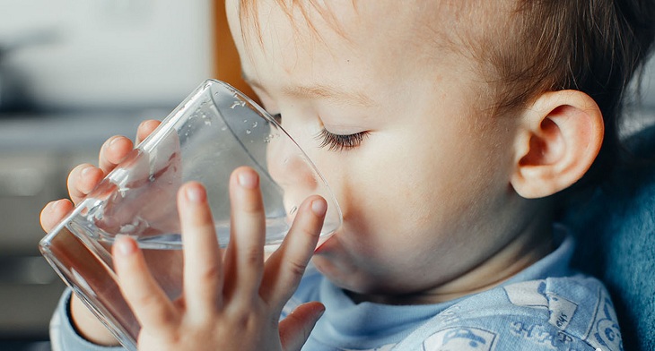 Ensure the child drinks plenty of water