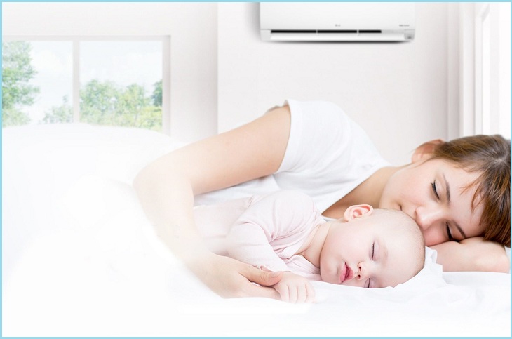 Should infants be put in air conditioning