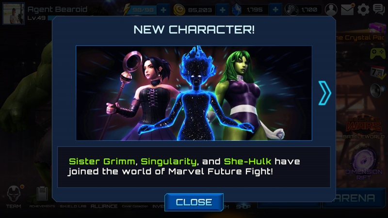 Marvel Future Fight update v1.4.2 2 Marvel Future Fight update v1.4.2 2