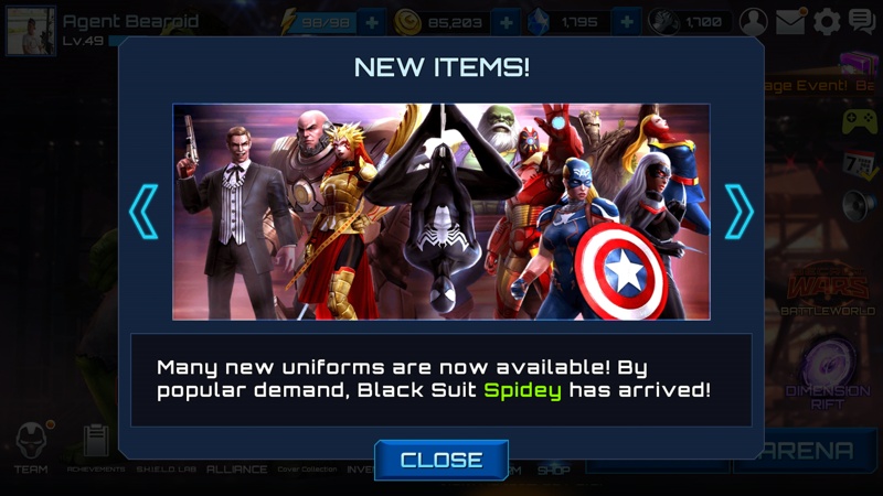 Marvel Future Fight update v1.4.2 5 Marvel Future Fight update v1.4.2 5