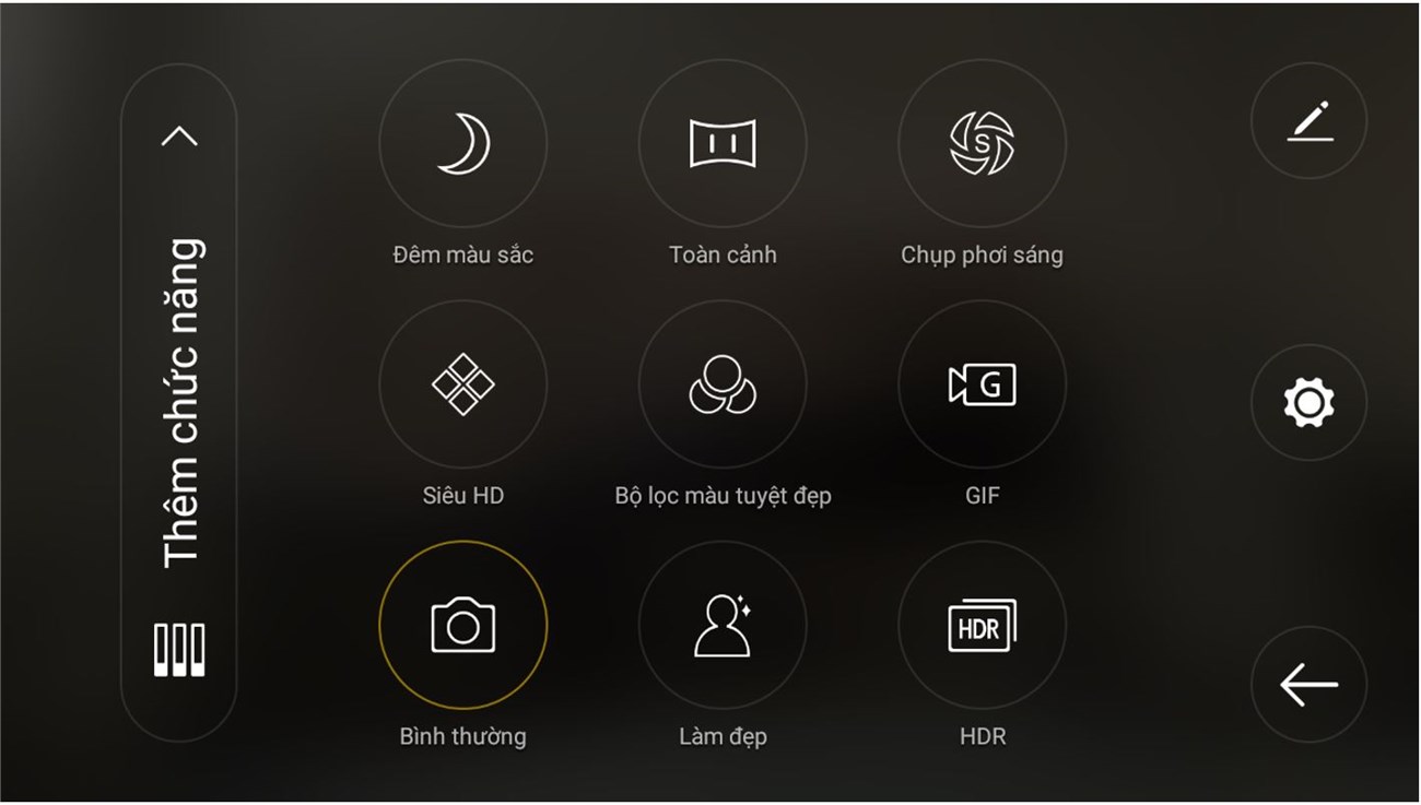 tinh nang camera tinh nang camera
