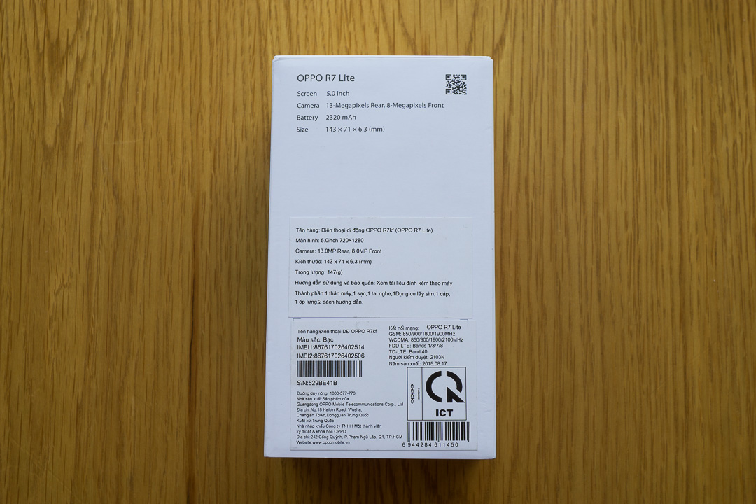 Mở hộp R7 Lite